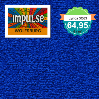 Vorwerk Lyrica 3Q63 royalblau – Velours Teppich – € 64,95/m² – Produktbild